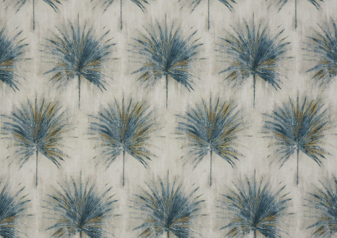 Greenery, Indigo - Fabric Only - Image 3